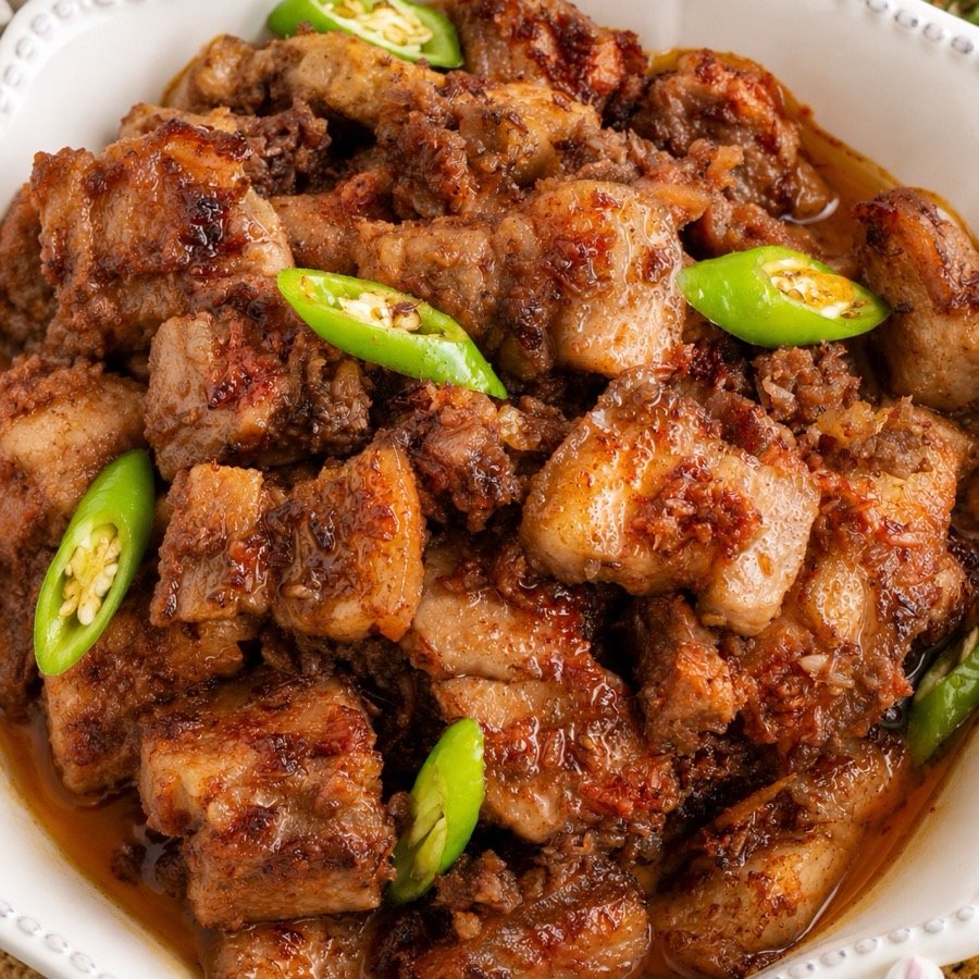 Pork Binagoongan — Anne's Filipino Catering