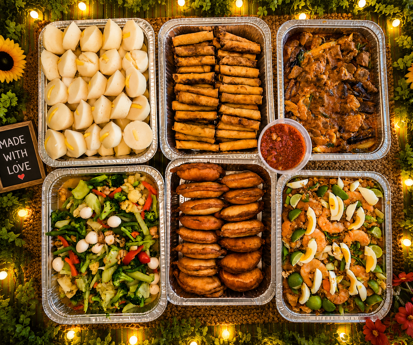 Anne's Filipino Catering food spread — authentic Filipino party trays in Avondale AZ