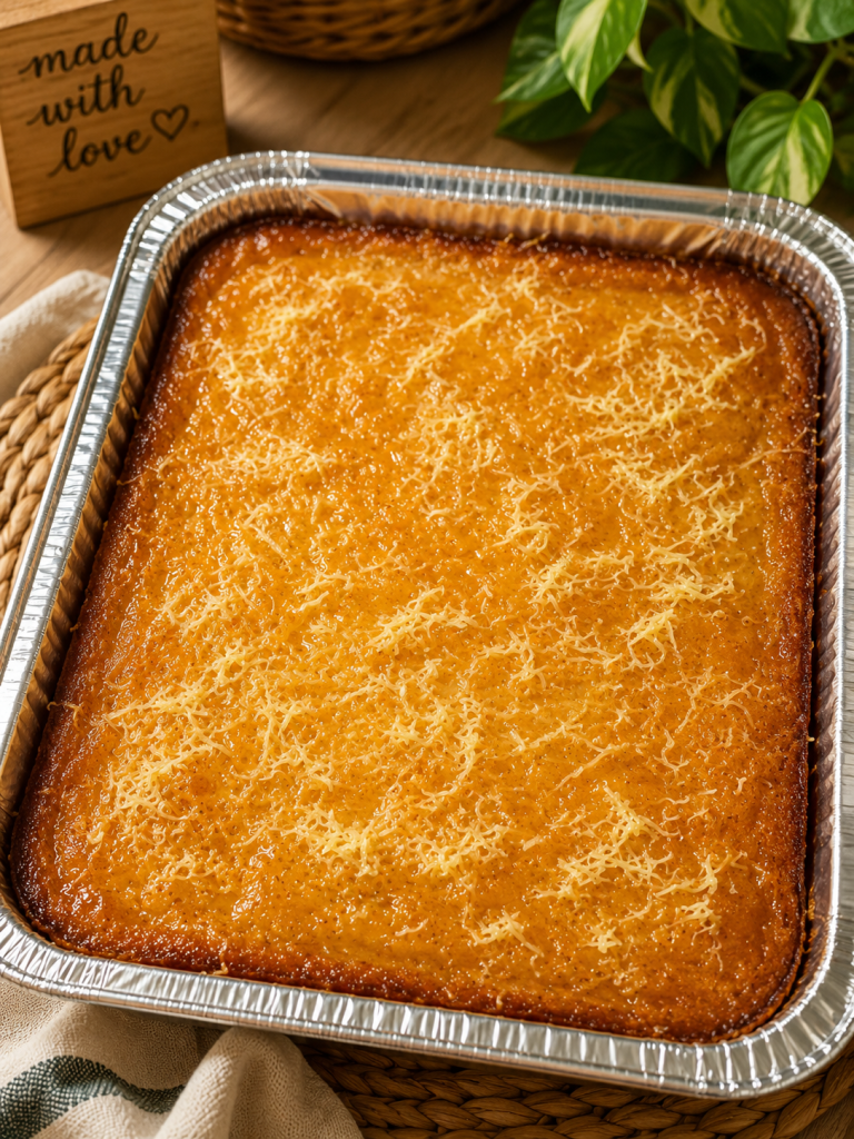 Cassava Cake — Anne's Filipino Catering
