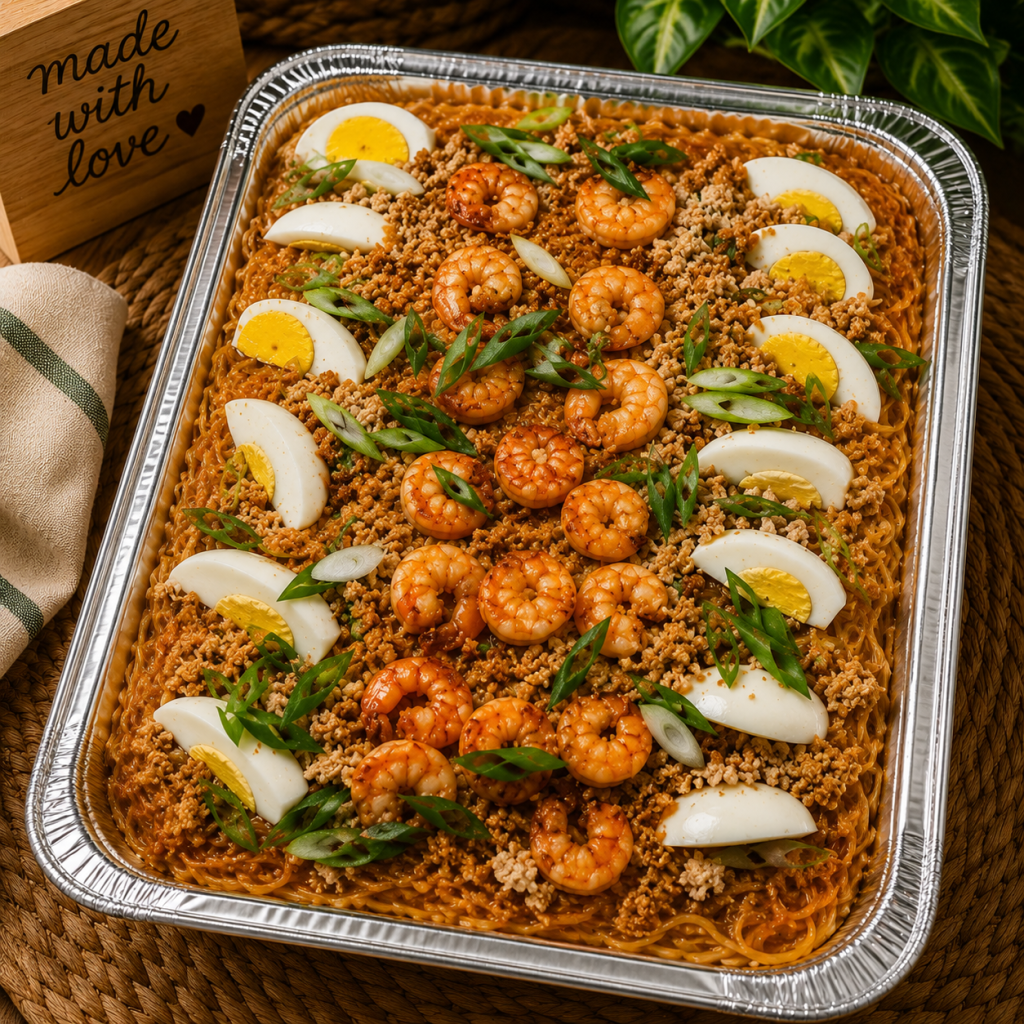 Pancit Palabok — Anne's Filipino Catering