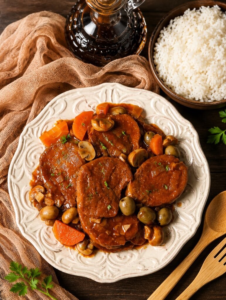 Lengua Estofado — Anne's Filipino Catering